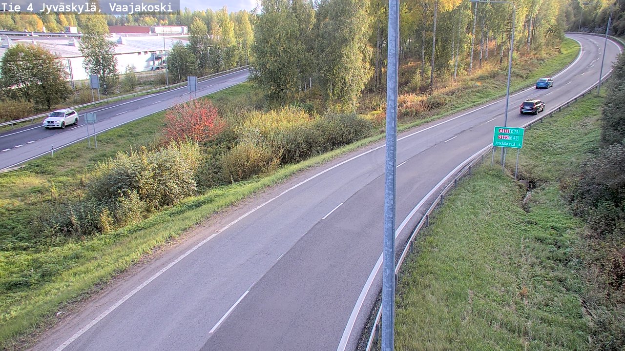 Weather Camera Image Road 4 Jyväskylä, Vaajakoski, Jyväskylä, Keski-Suomi