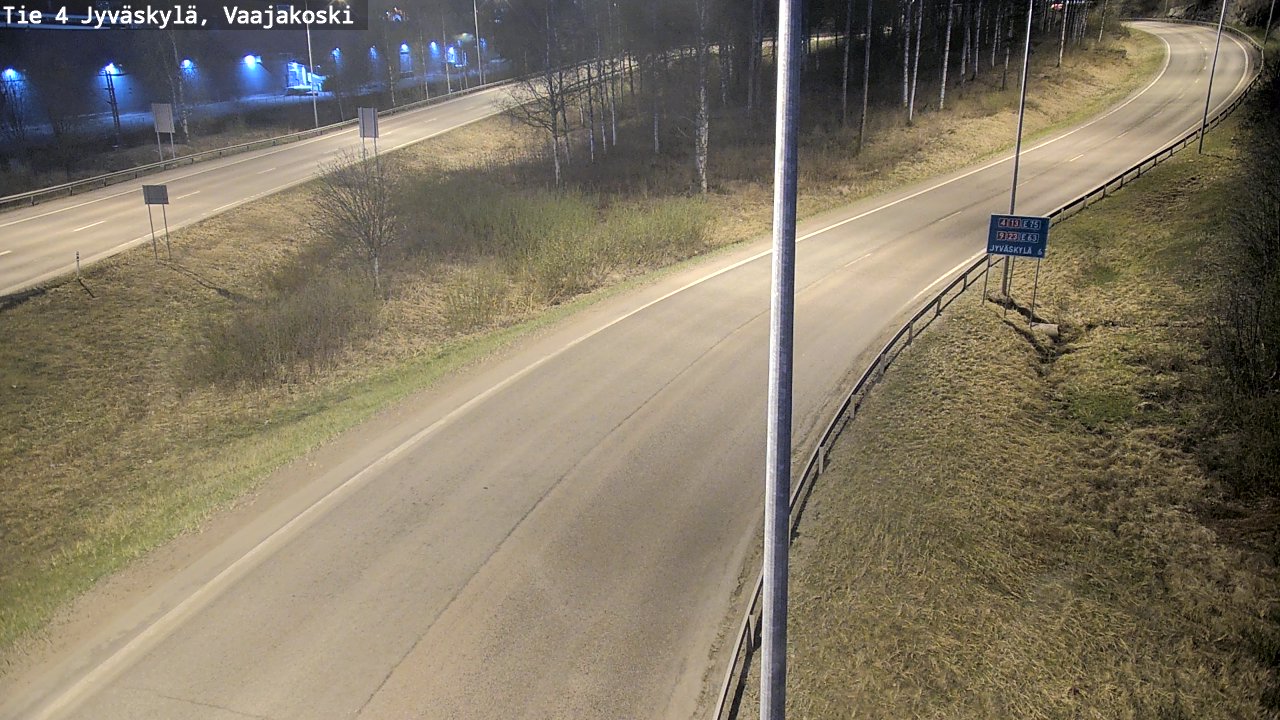 Weather Camera Image Road 4 Jyväskylä, Vaajakoski, Jyväskylä, Keski-Suomi