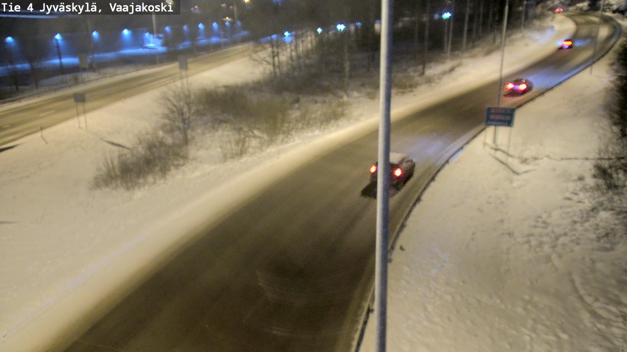 Weather Camera Image Road 4 Jyväskylä, Vaajakoski, Jyväskylä, Keski-Suomi