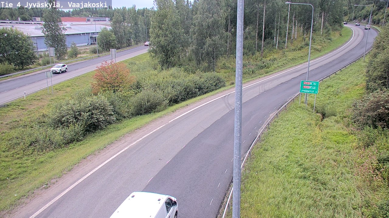 Weather Camera Image Road 4 Jyväskylä, Vaajakoski, Jyväskylä, Keski-Suomi