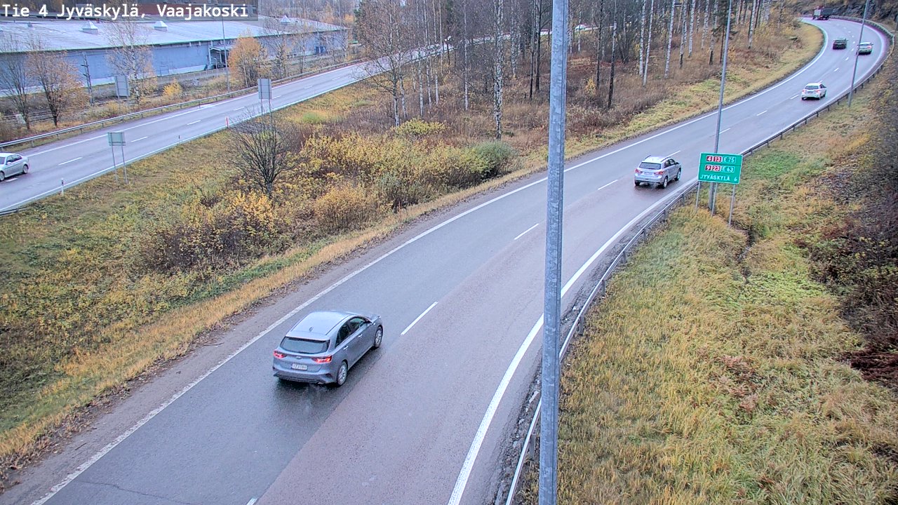 Kelikamerat Kuva Tie 4 Jyväskylä, Vaajakoski, Jyväskylä, Keski-Suomi