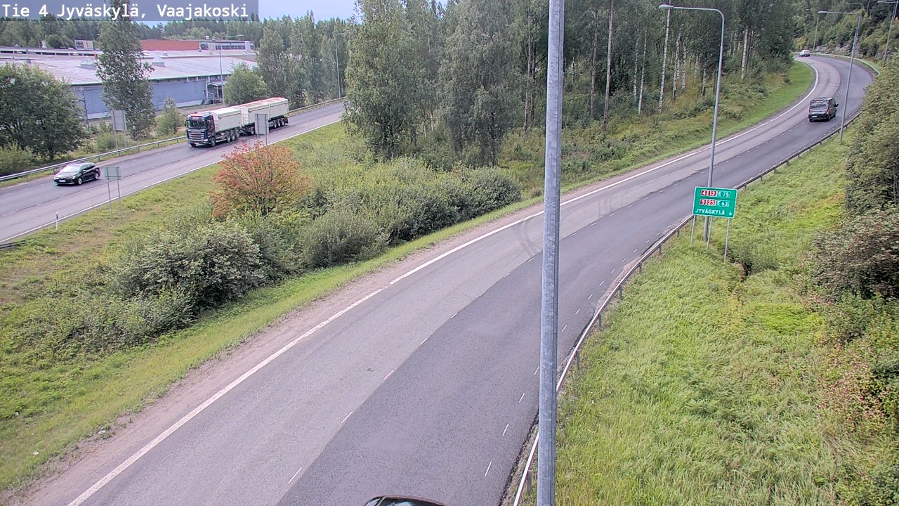 Weather Camera Image Road 4 Jyväskylä, Vaajakoski, Jyväskylä, Keski-Suomi