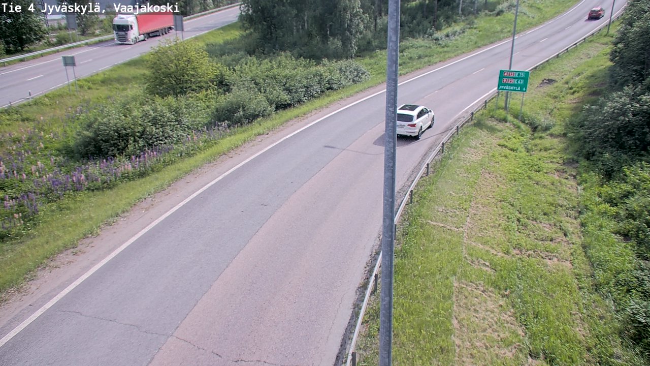 Kelikamerat Kuva Tie 4 Jyväskylä, Vaajakoski, Jyväskylä, Keski-Suomi