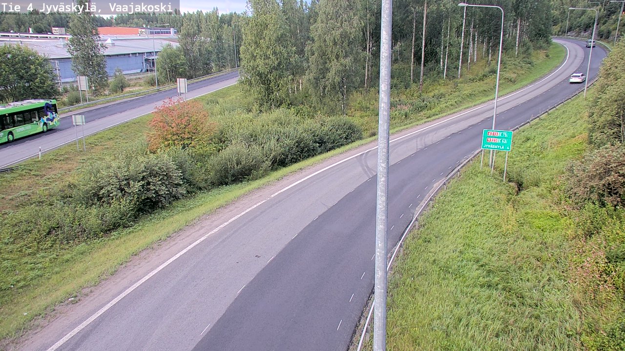 Weather Camera Image Road 4 Jyväskylä, Vaajakoski, Jyväskylä, Keski-Suomi