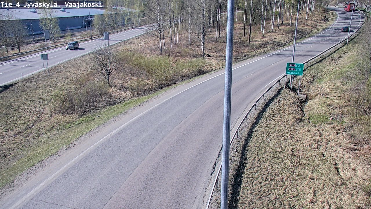 Kelikamerat Kuva Tie 4 Jyväskylä, Vaajakoski, Jyväskylä, Keski-Suomi