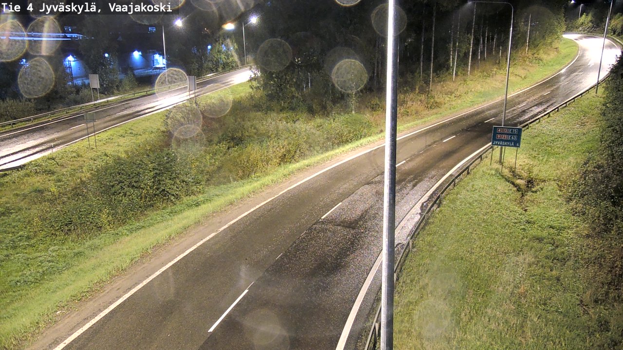 Weather Camera Image Road 4 Jyväskylä, Vaajakoski, Jyväskylä, Keski-Suomi