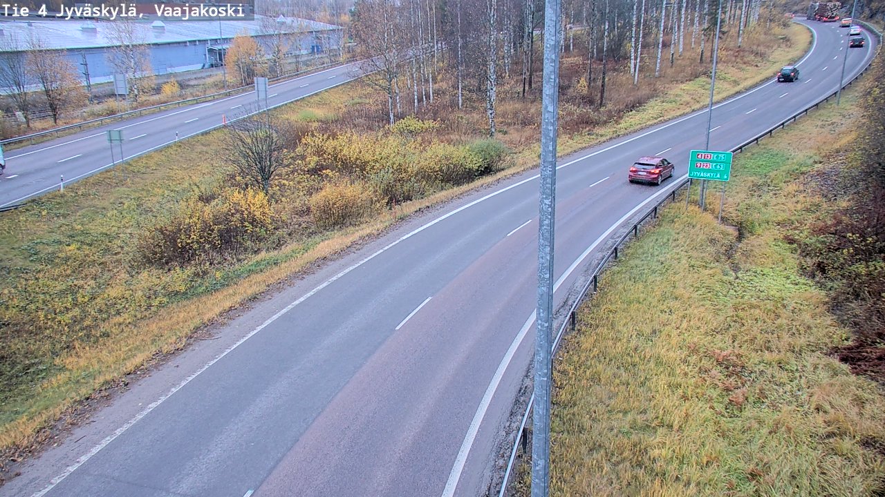 Kelikamerat Kuva Tie 4 Jyväskylä, Vaajakoski, Jyväskylä, Keski-Suomi