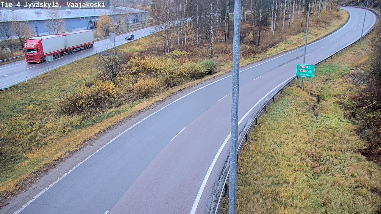 Kelikamerat Kuva Tie 4 Jyväskylä, Vaajakoski, Jyväskylä, Keski-Suomi