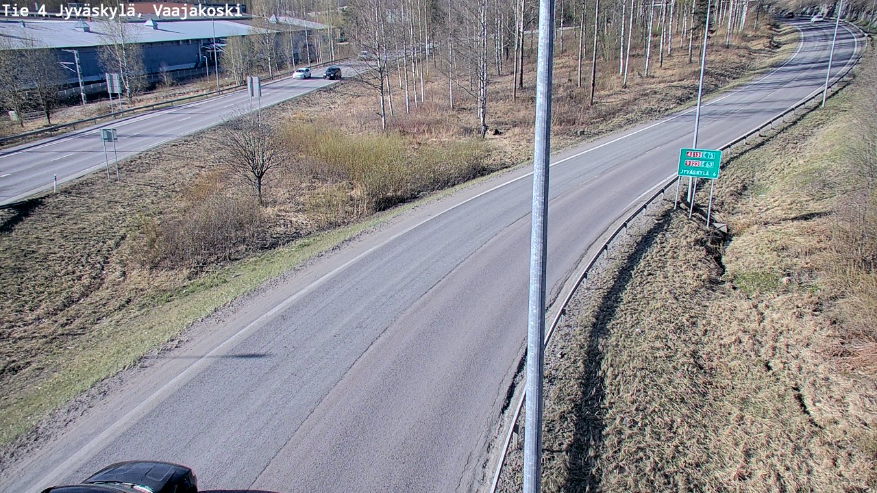 Weather Camera Image Road 4 Jyväskylä, Vaajakoski, Jyväskylä, Keski-Suomi
