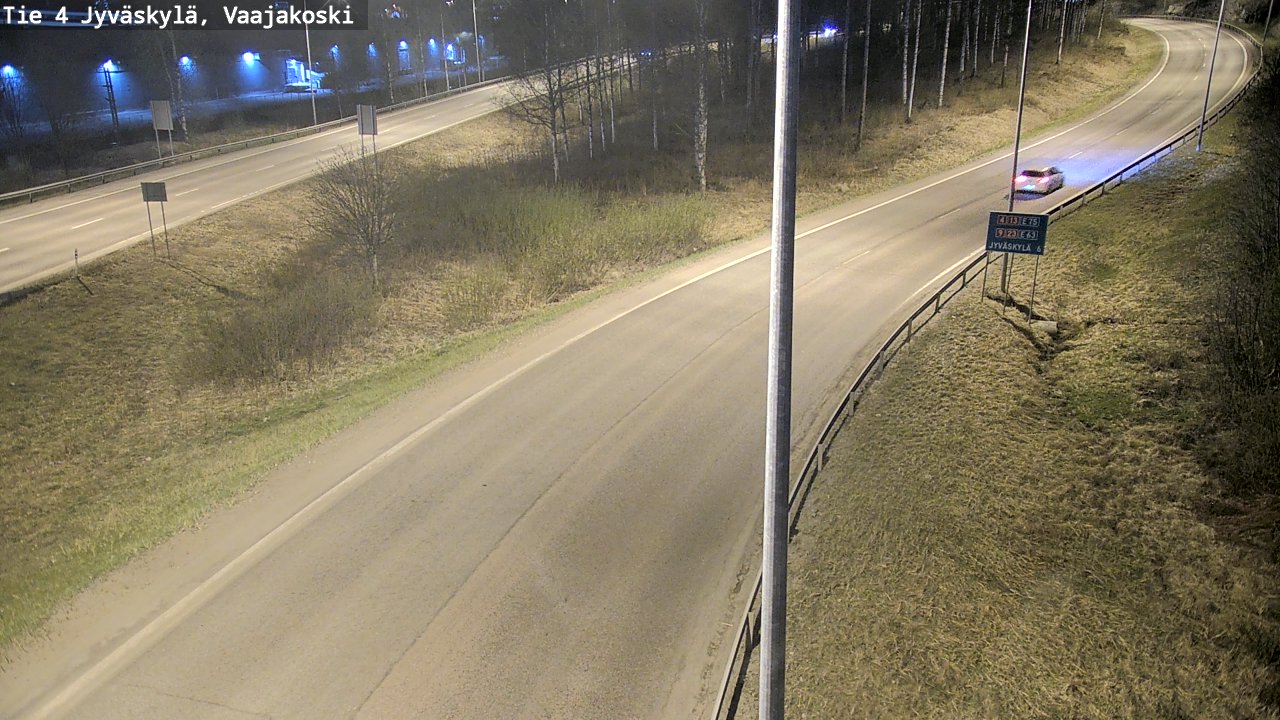 Weather Camera Image Road 4 Jyväskylä, Vaajakoski, Jyväskylä, Keski-Suomi