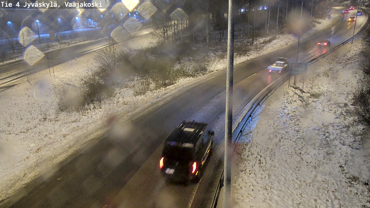 Weather Camera Image Väg 4 Jyväskylä, Vaajakoski, Jyväskylä, Keski-Suomi
