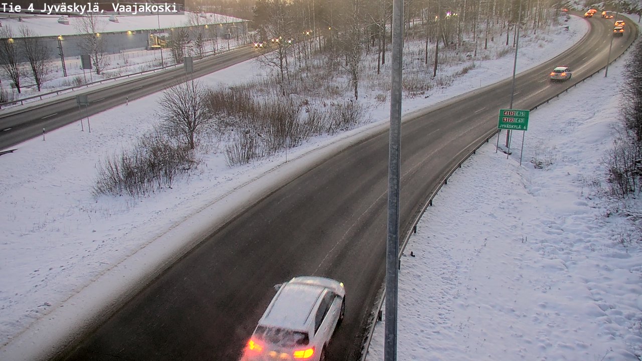 Weather Camera Image Road 4 Jyväskylä, Vaajakoski, Jyväskylä, Keski-Suomi