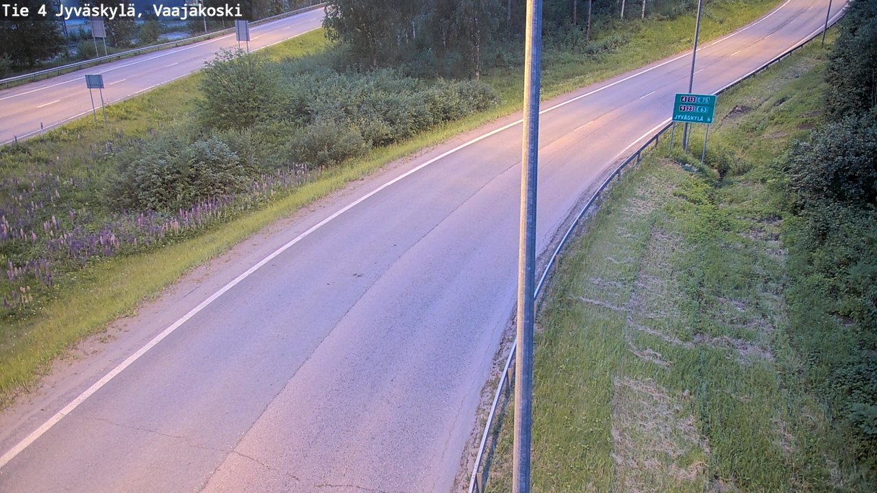 Kelikamerat Kuva Tie 4 Jyväskylä, Vaajakoski, Jyväskylä, Keski-Suomi