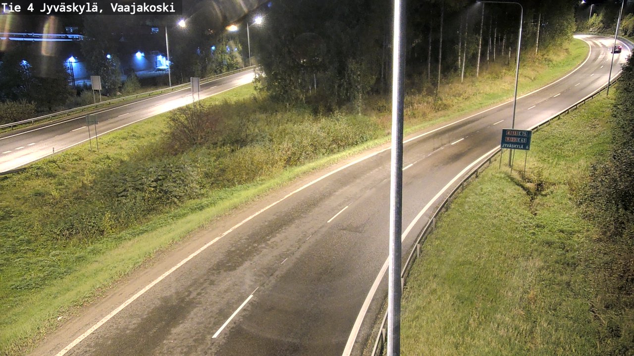 Weather Camera Image Road 4 Jyväskylä, Vaajakoski, Jyväskylä, Keski-Suomi
