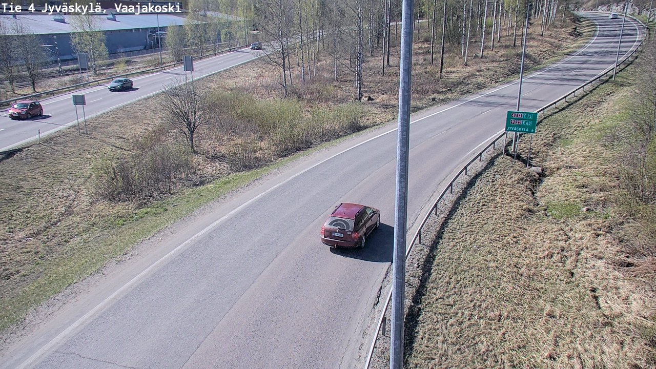 Kelikamerat Kuva Tie 4 Jyväskylä, Vaajakoski, Jyväskylä, Keski-Suomi