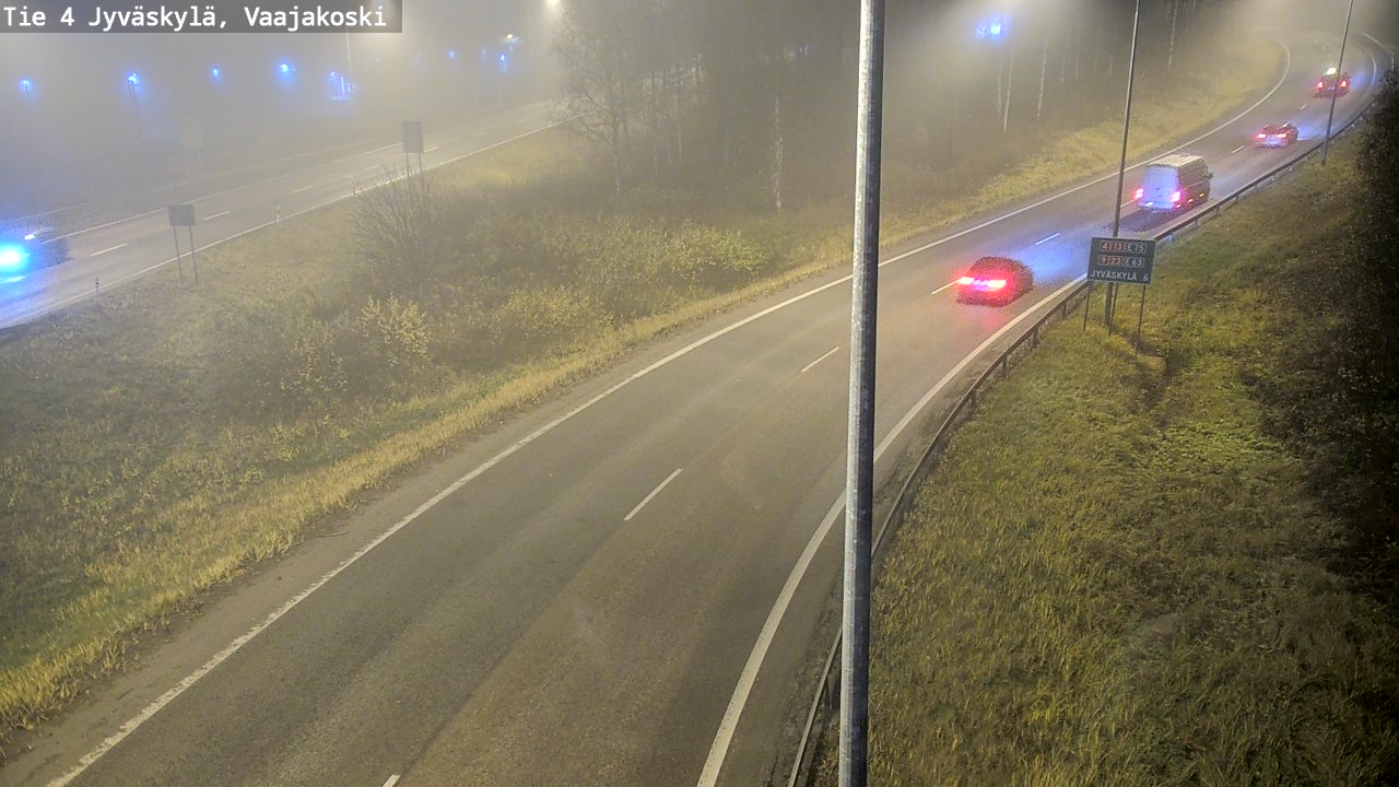 Kelikamerat Kuva Tie 4 Jyväskylä, Vaajakoski, Jyväskylä, Keski-Suomi