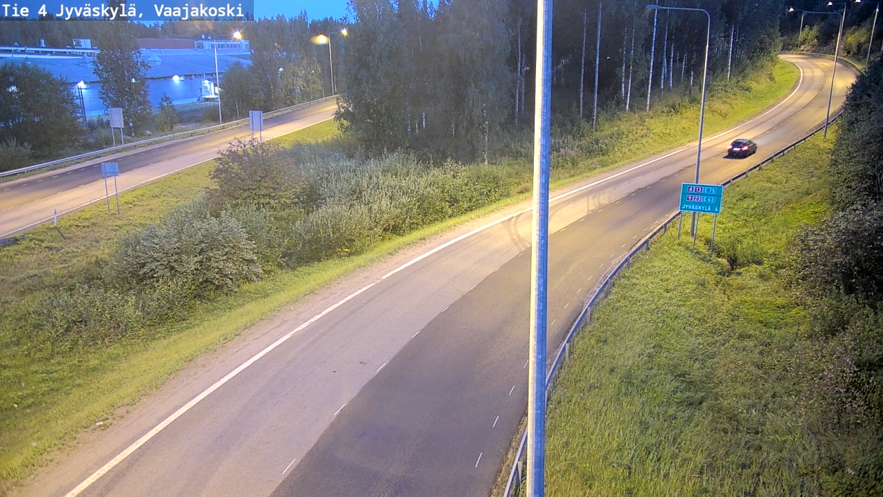 Kelikamerat Kuva Tie 4 Jyväskylä, Vaajakoski, Jyväskylä, Keski-Suomi