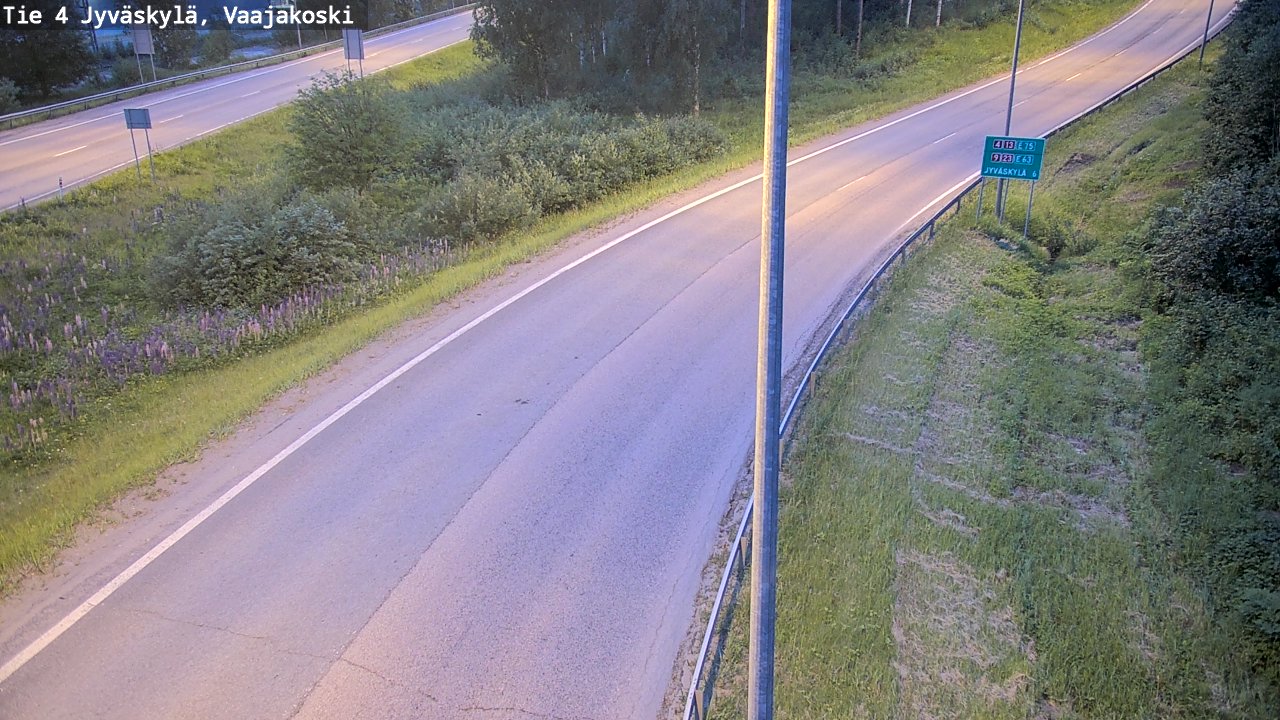 Kelikamerat Kuva Tie 4 Jyväskylä, Vaajakoski, Jyväskylä, Keski-Suomi