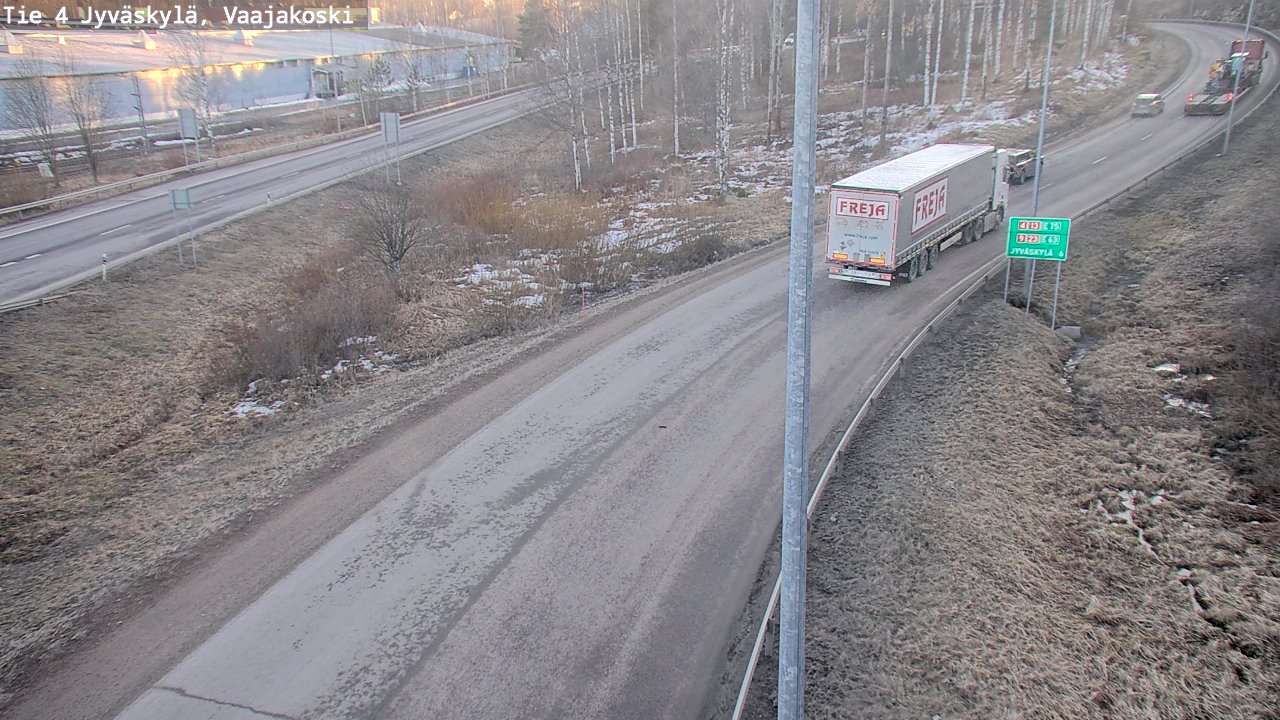 Weather Camera Image Road 4 Jyväskylä, Vaajakoski, Jyväskylä, Keski-Suomi