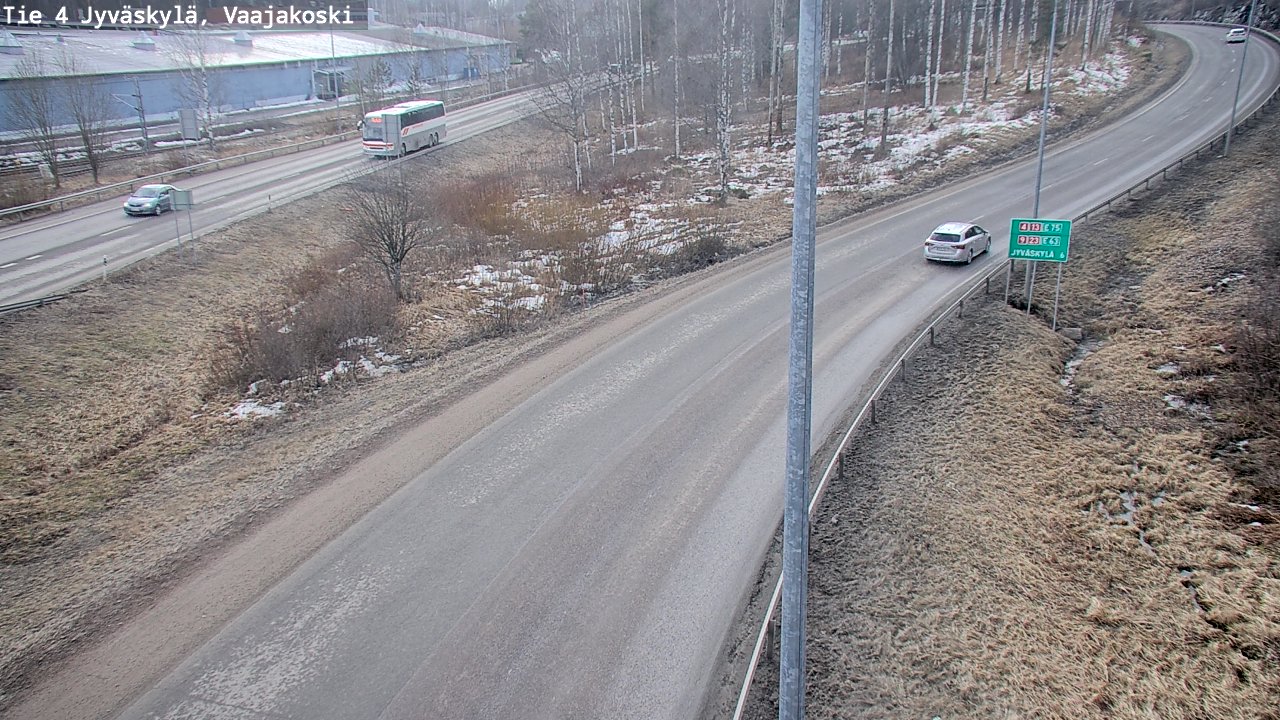 Weather Camera Image Road 4 Jyväskylä, Vaajakoski, Jyväskylä, Keski-Suomi