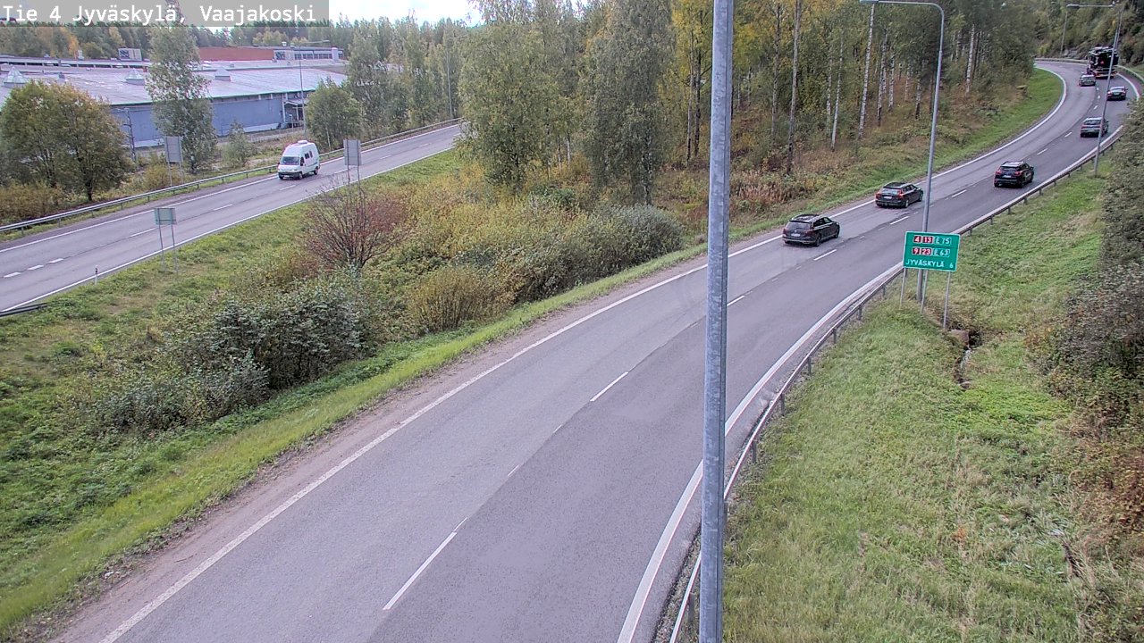 Kelikamerat Kuva Tie 4 Jyväskylä, Vaajakoski, Jyväskylä, Keski-Suomi