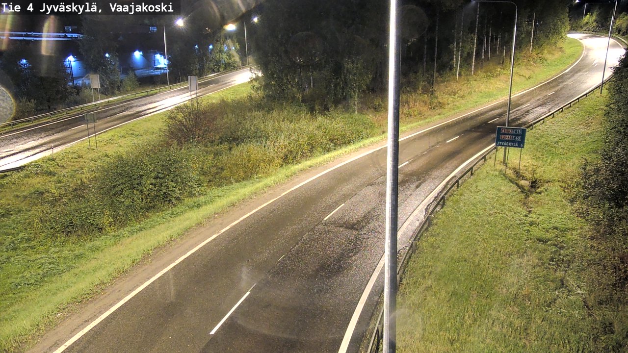Weather Camera Image Road 4 Jyväskylä, Vaajakoski, Jyväskylä, Keski-Suomi