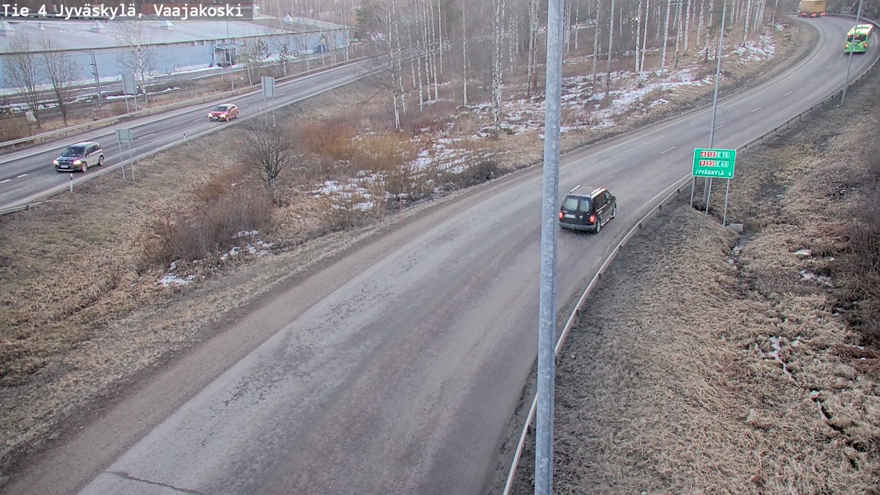 Weather Camera Image Road 4 Jyväskylä, Vaajakoski, Jyväskylä, Keski-Suomi