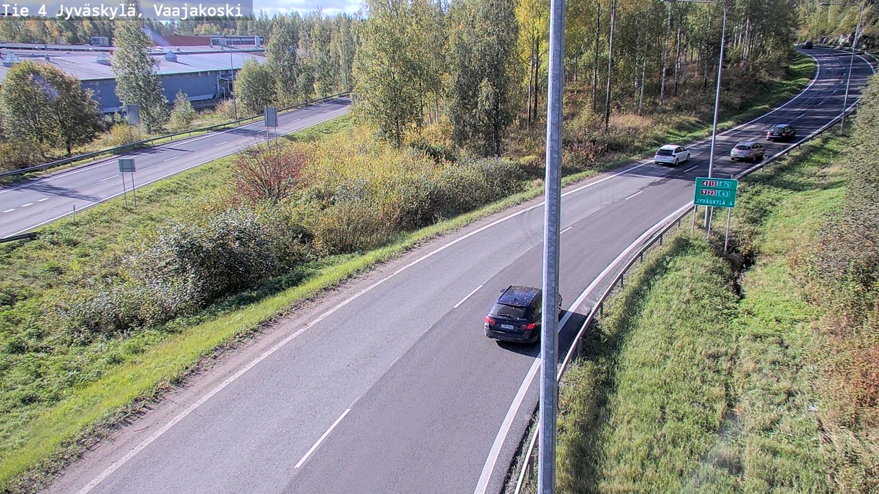 Kelikamerat Kuva Tie 4 Jyväskylä, Vaajakoski, Jyväskylä, Keski-Suomi