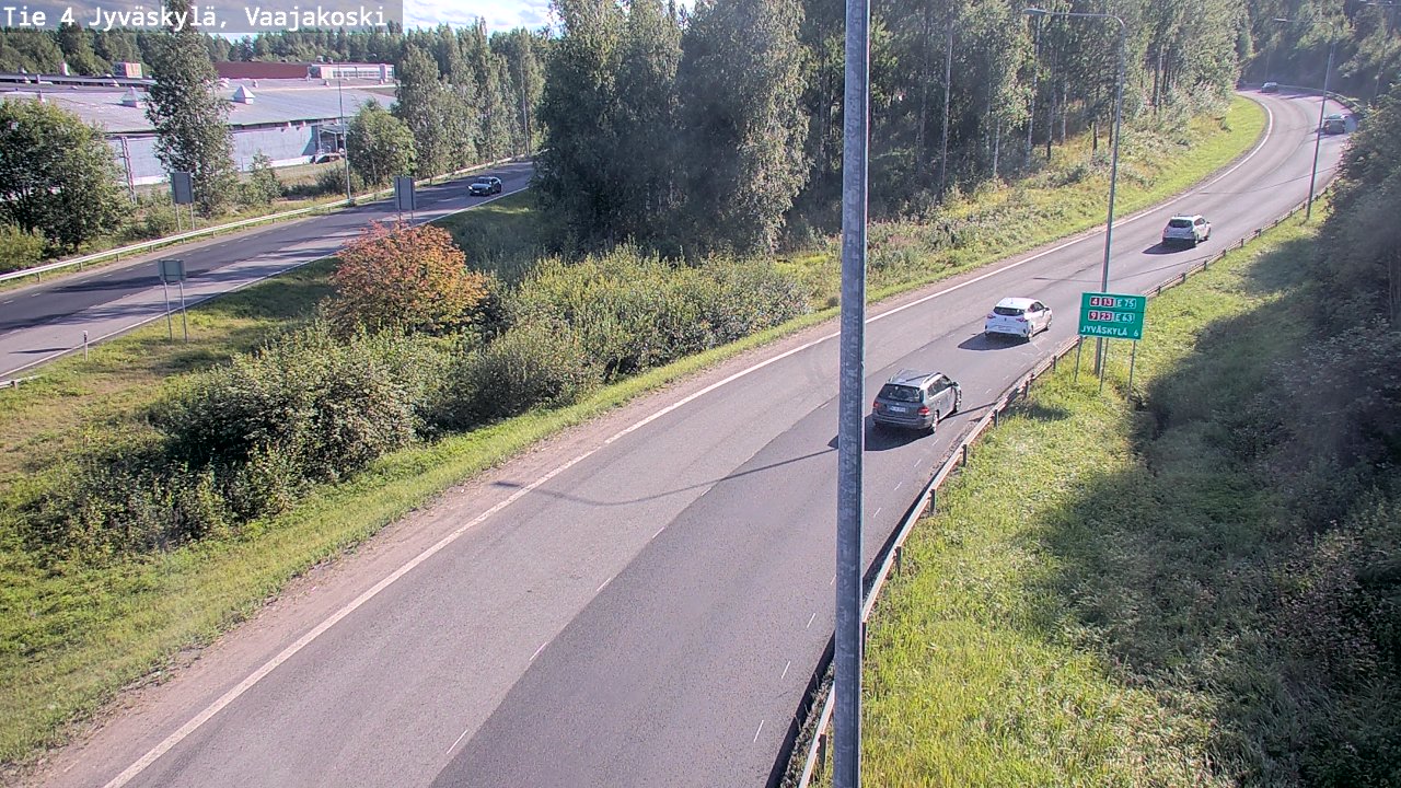Kelikamerat Kuva Tie 4 Jyväskylä, Vaajakoski, Jyväskylä, Keski-Suomi