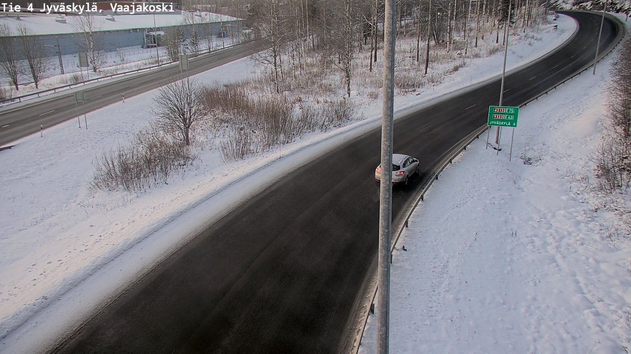 Weather Camera Image Road 4 Jyväskylä, Vaajakoski, Jyväskylä, Keski-Suomi
