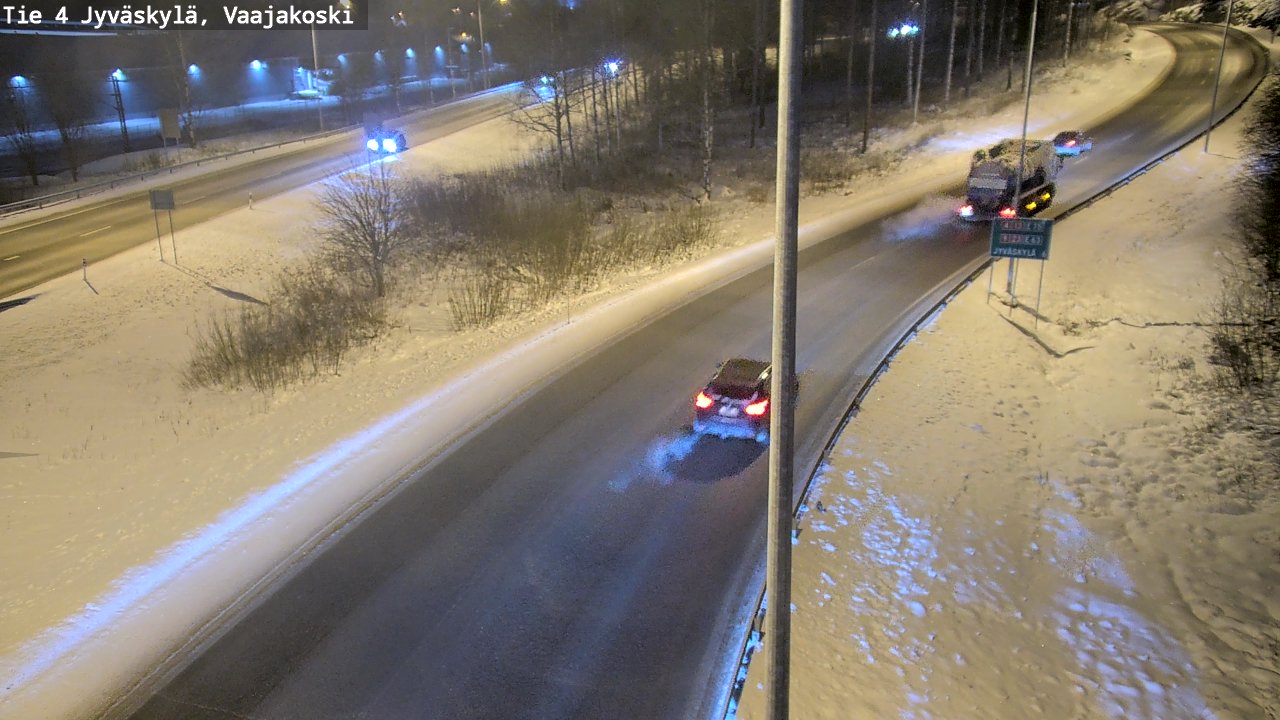 Weather Camera Image Road 4 Jyväskylä, Vaajakoski, Jyväskylä, Keski-Suomi