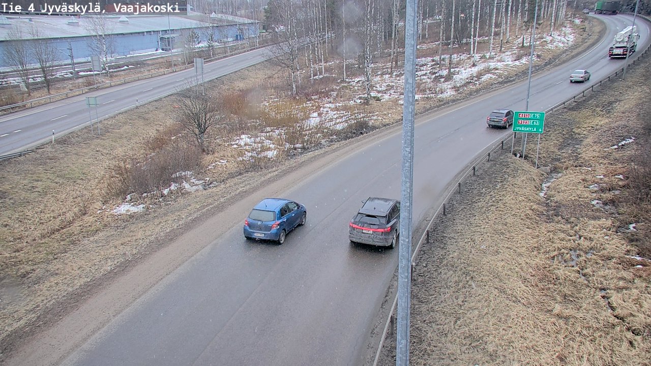 Weather Camera Image Road 4 Jyväskylä, Vaajakoski, Jyväskylä, Keski-Suomi