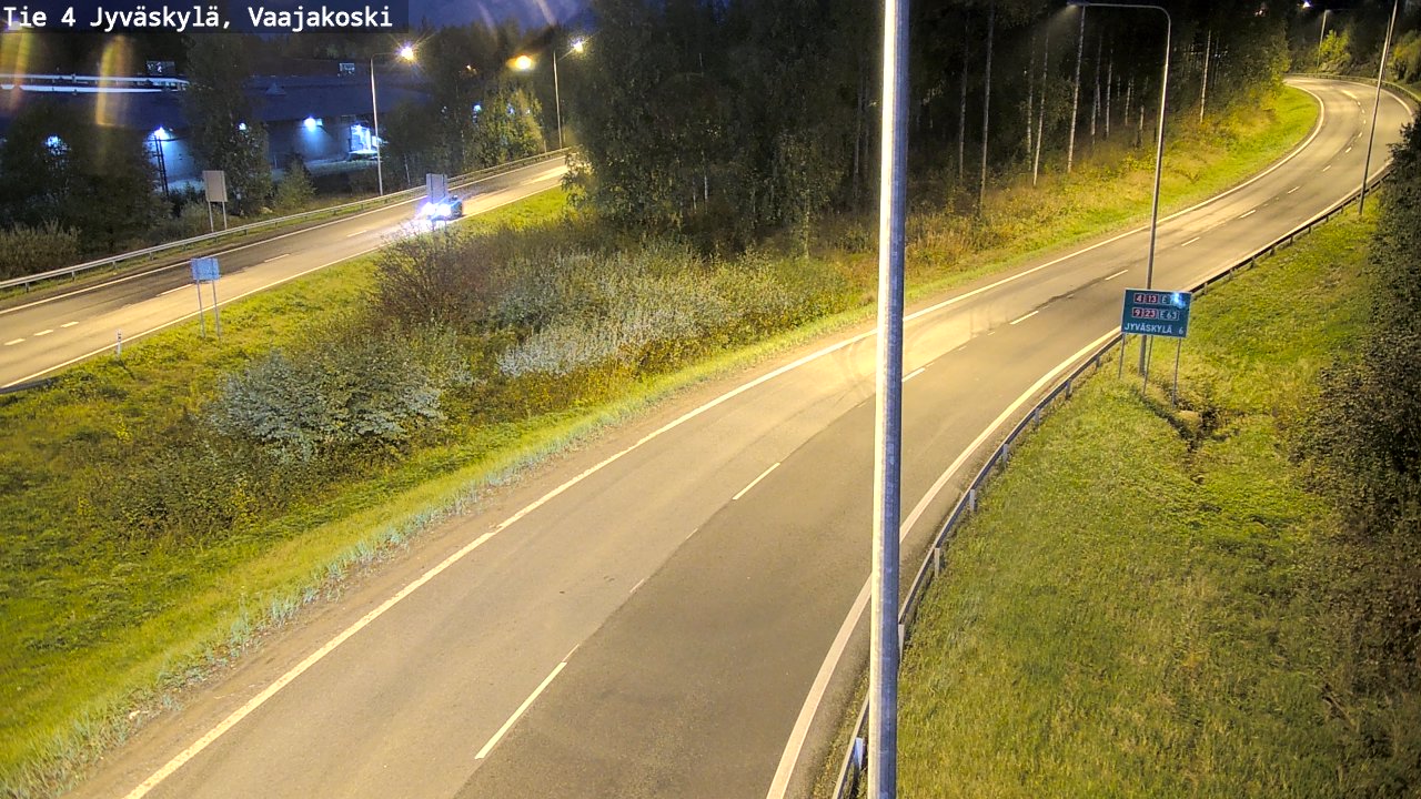 Weather Camera Image Road 4 Jyväskylä, Vaajakoski, Jyväskylä, Keski-Suomi