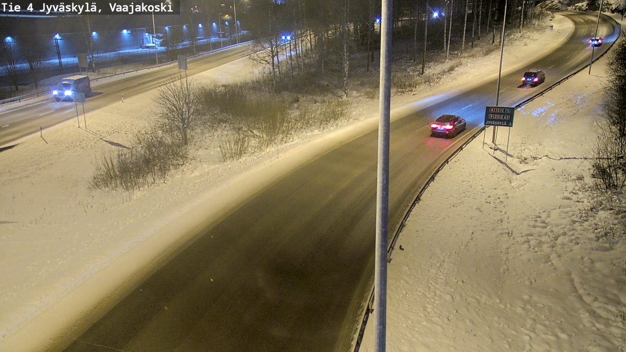 Weather Camera Image Road 4 Jyväskylä, Vaajakoski, Jyväskylä, Keski-Suomi