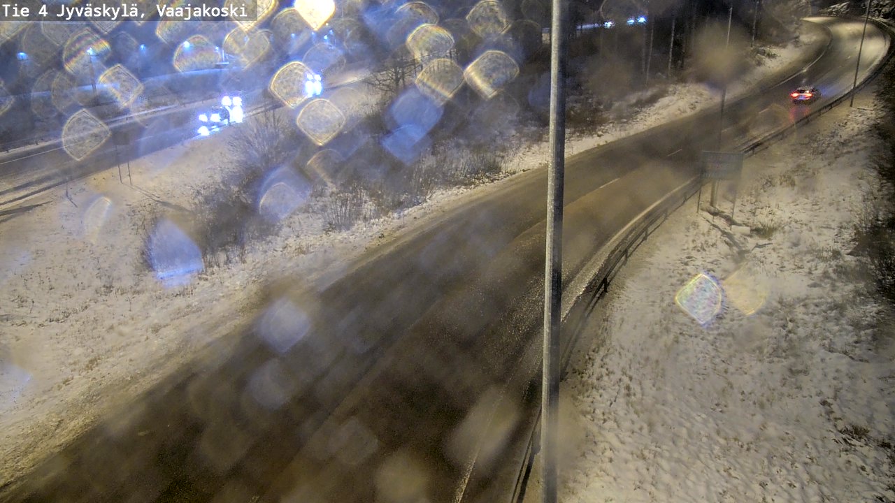 Weather Camera Image Väg 4 Jyväskylä, Vaajakoski, Jyväskylä, Keski-Suomi