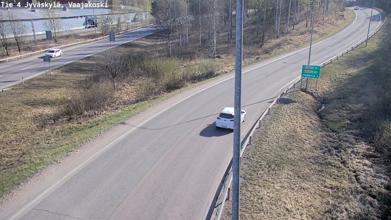 Weather Camera Image Road 4 Jyväskylä, Vaajakoski, Jyväskylä, Keski-Suomi