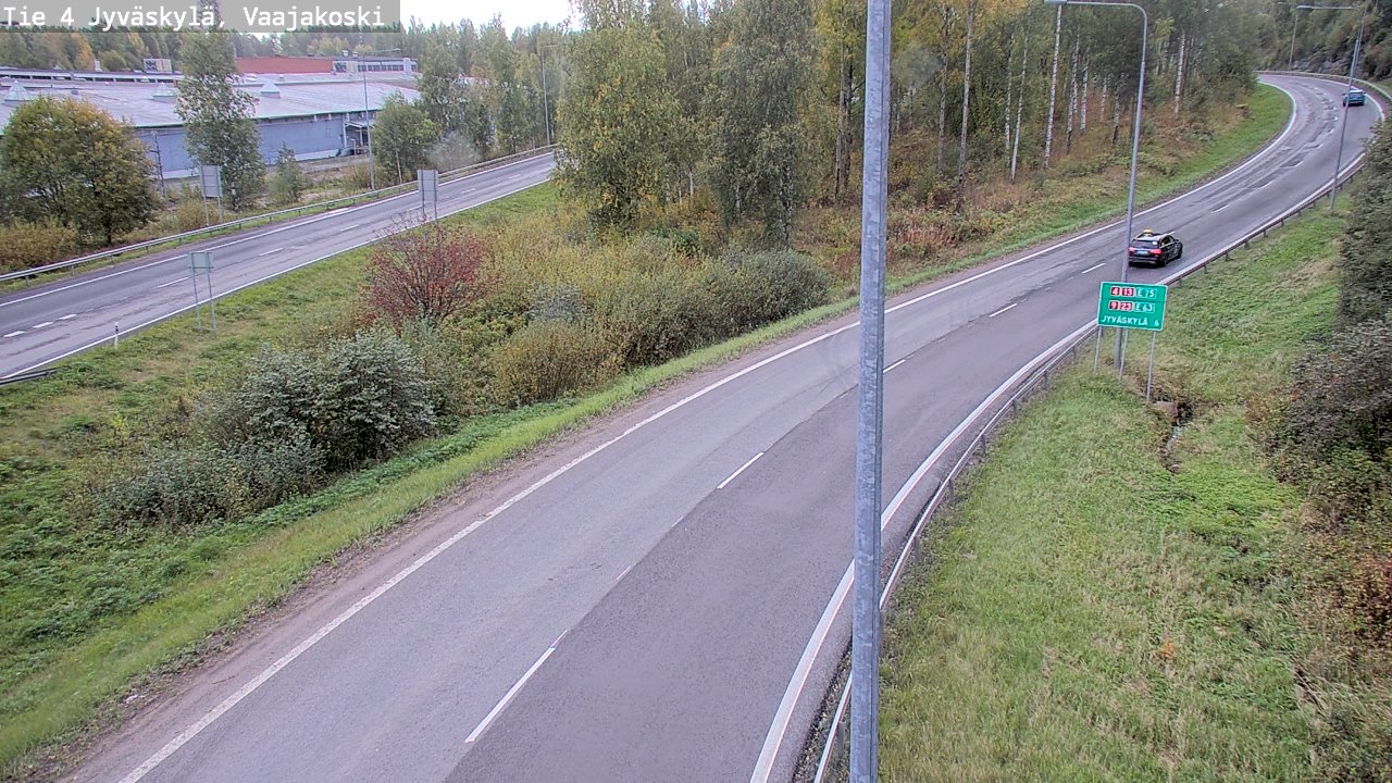 Weather Camera Image Road 4 Jyväskylä, Vaajakoski, Jyväskylä, Keski-Suomi