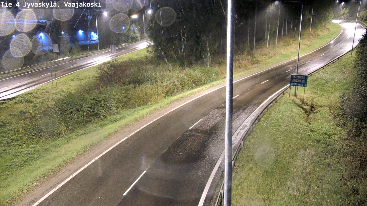 Weather Camera Image Road 4 Jyväskylä, Vaajakoski, Jyväskylä, Keski-Suomi