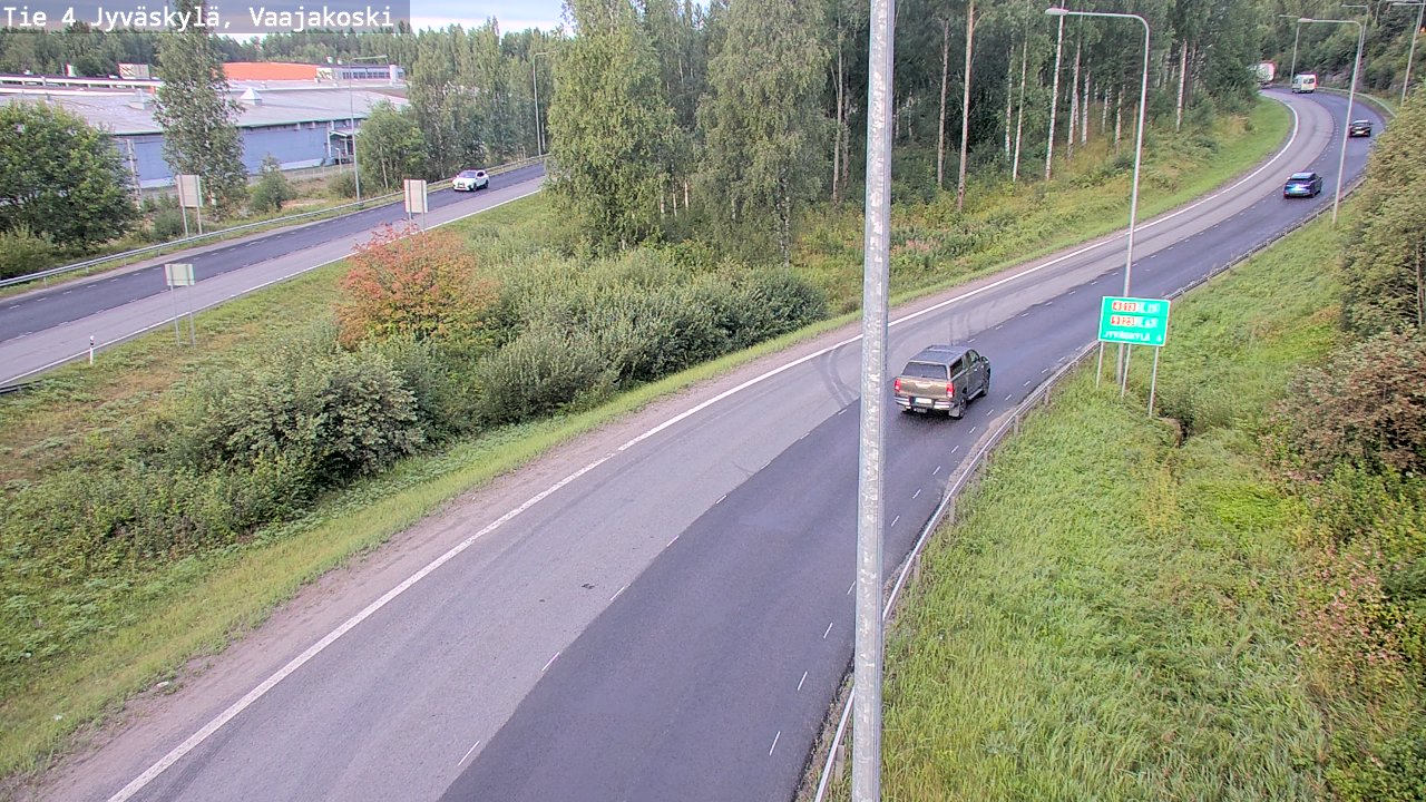 Weather Camera Image Road 4 Jyväskylä, Vaajakoski, Jyväskylä, Keski-Suomi