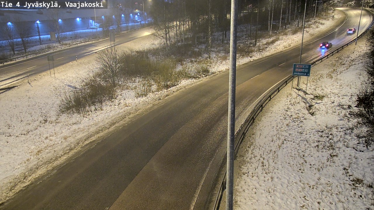 Weather Camera Image Väg 4 Jyväskylä, Vaajakoski, Jyväskylä, Keski-Suomi