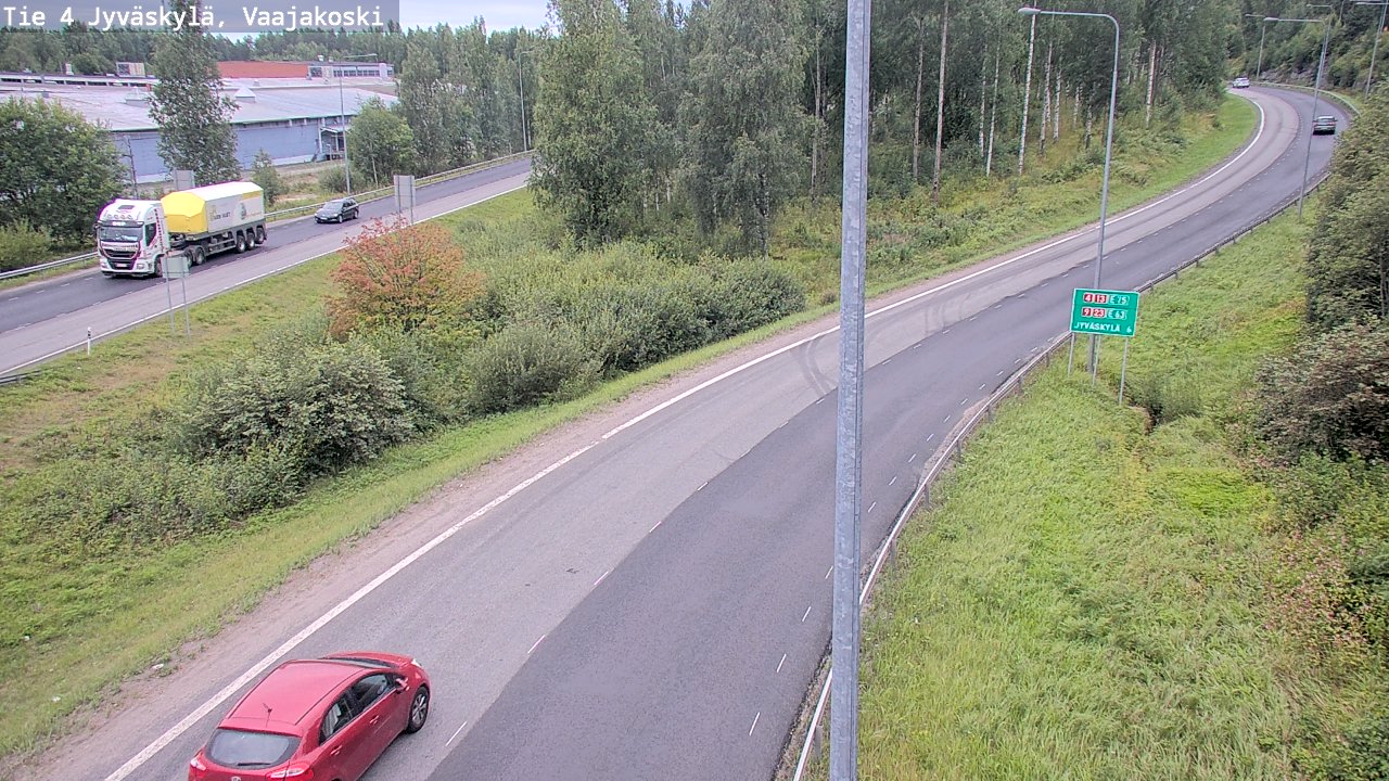 Weather Camera Image Road 4 Jyväskylä, Vaajakoski, Jyväskylä, Keski-Suomi