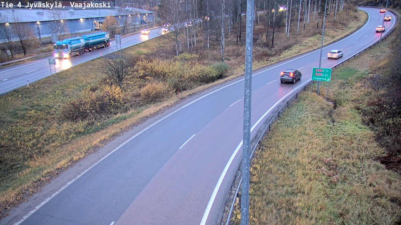 Kelikamerat Kuva Tie 4 Jyväskylä, Vaajakoski, Jyväskylä, Keski-Suomi