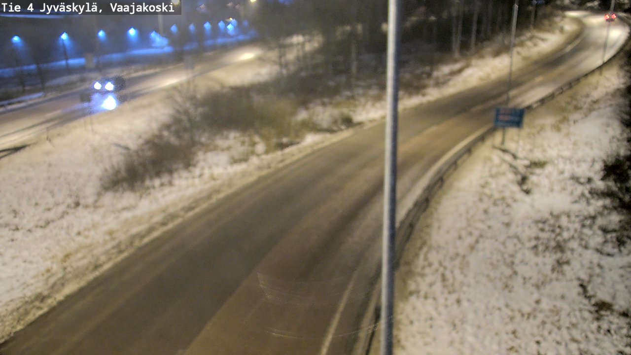 Weather Camera Image Väg 4 Jyväskylä, Vaajakoski, Jyväskylä, Keski-Suomi