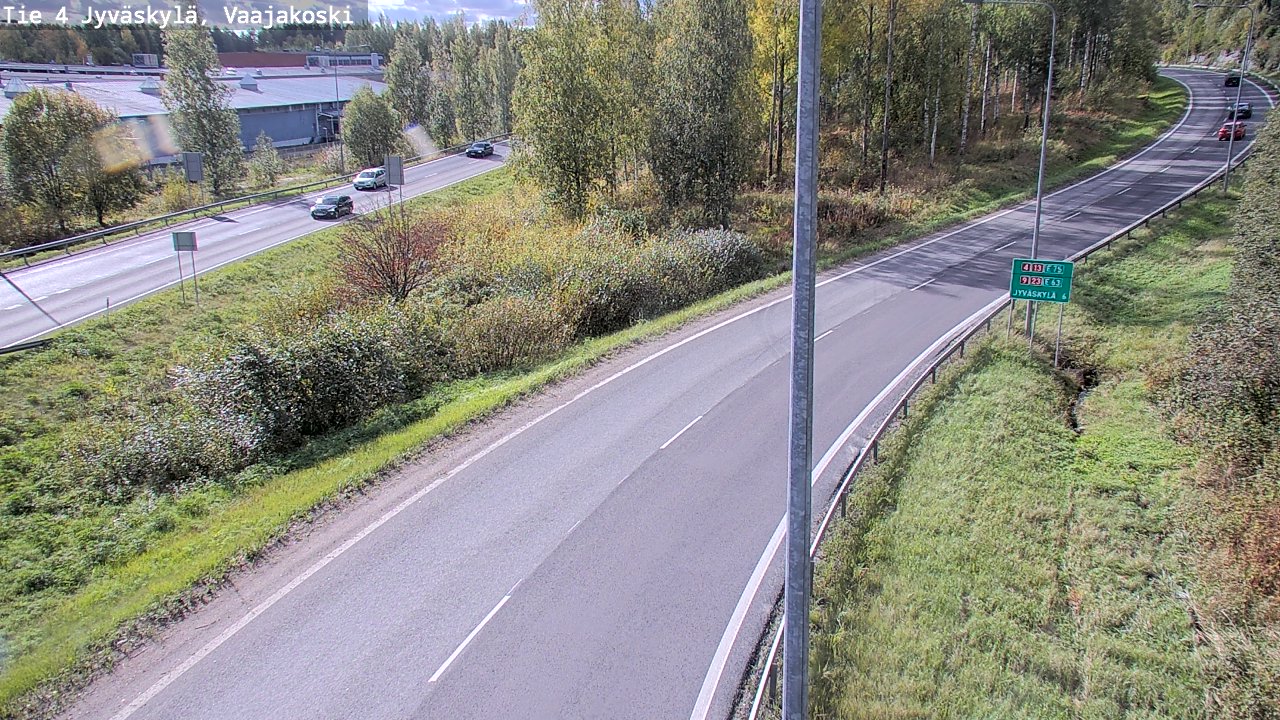 Kelikamerat Kuva Tie 4 Jyväskylä, Vaajakoski, Jyväskylä, Keski-Suomi