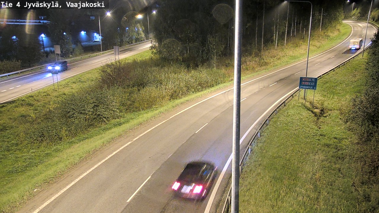 Weather Camera Image Road 4 Jyväskylä, Vaajakoski, Jyväskylä, Keski-Suomi