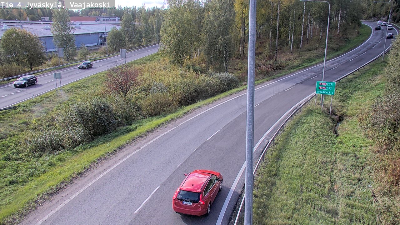 Kelikamerat Kuva Tie 4 Jyväskylä, Vaajakoski, Jyväskylä, Keski-Suomi