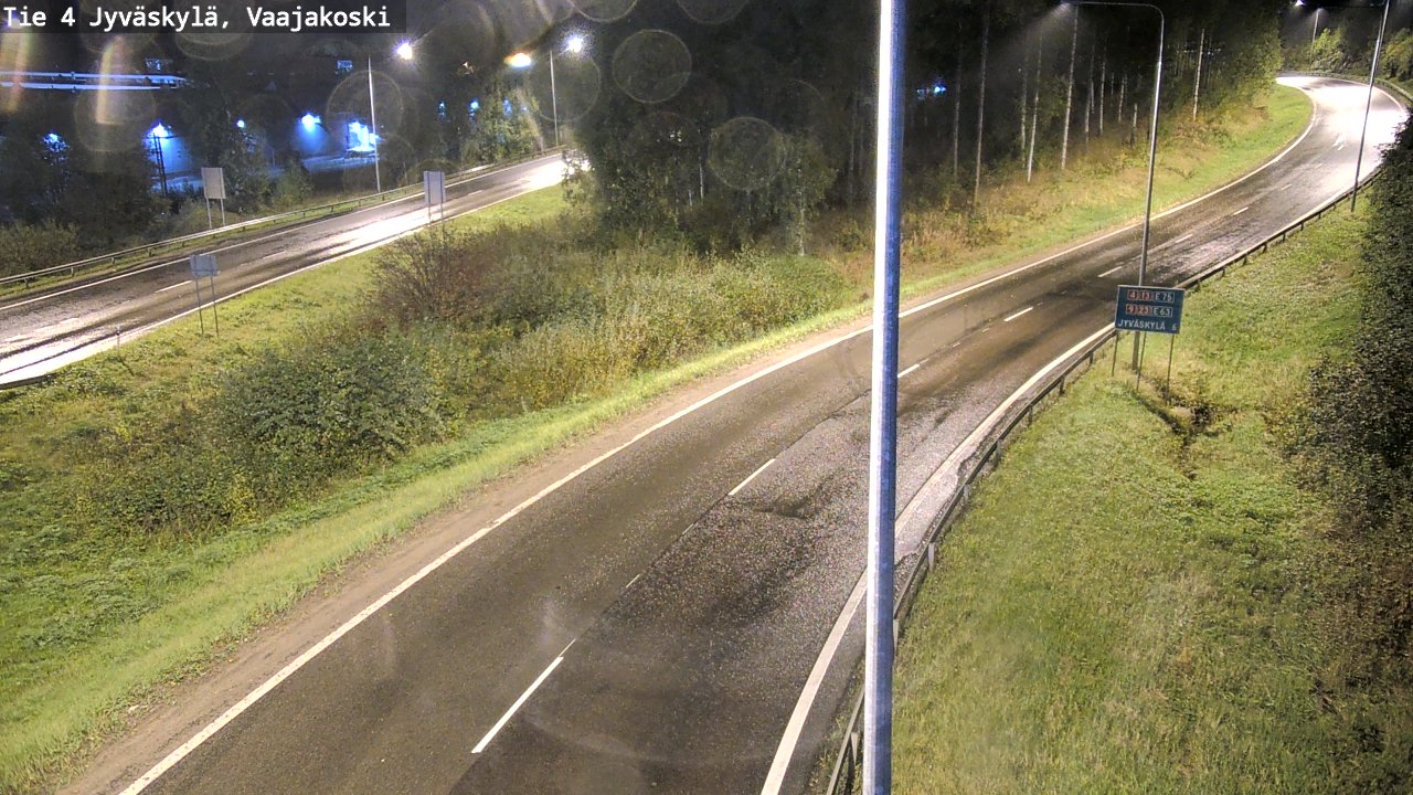 Weather Camera Image Road 4 Jyväskylä, Vaajakoski, Jyväskylä, Keski-Suomi