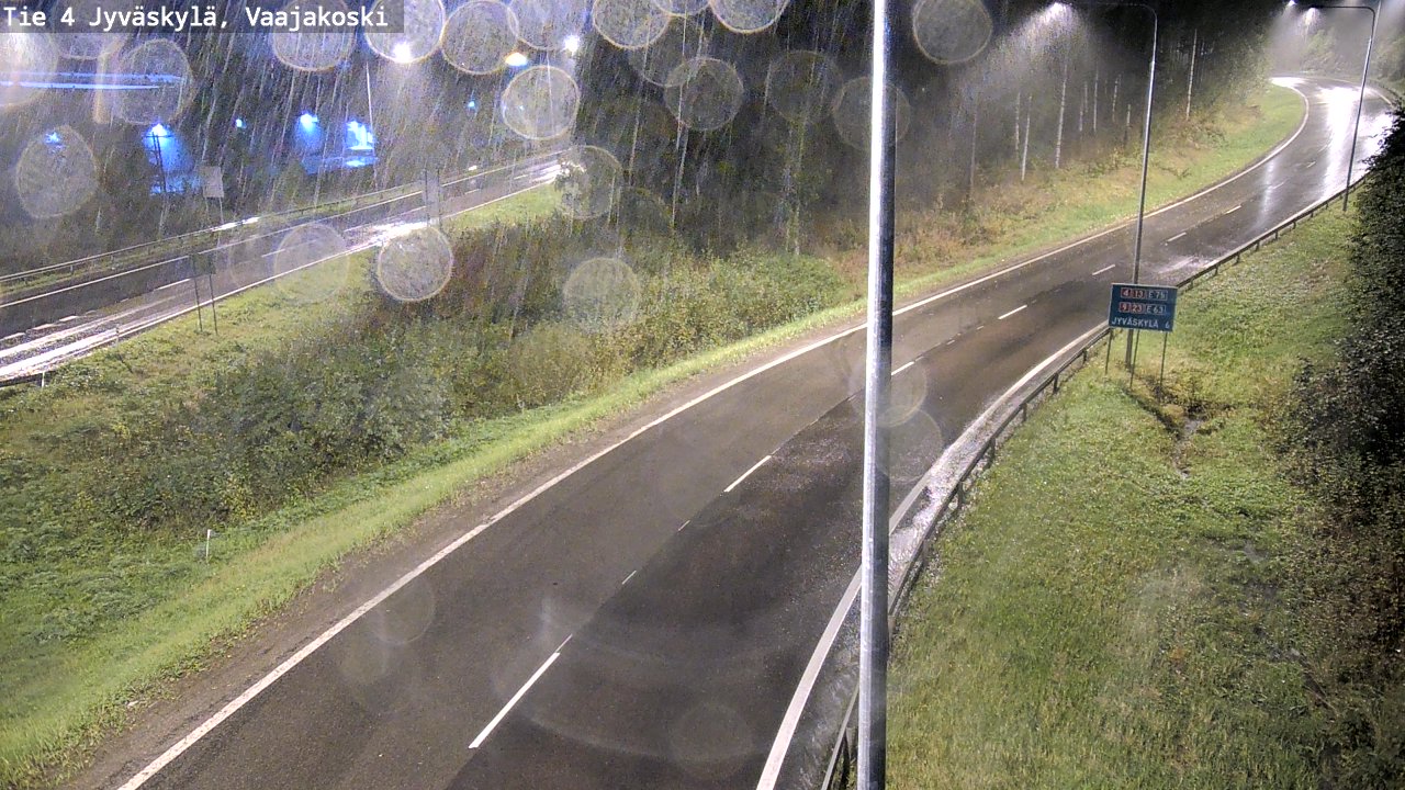Weather Camera Image Road 4 Jyväskylä, Vaajakoski, Jyväskylä, Keski-Suomi