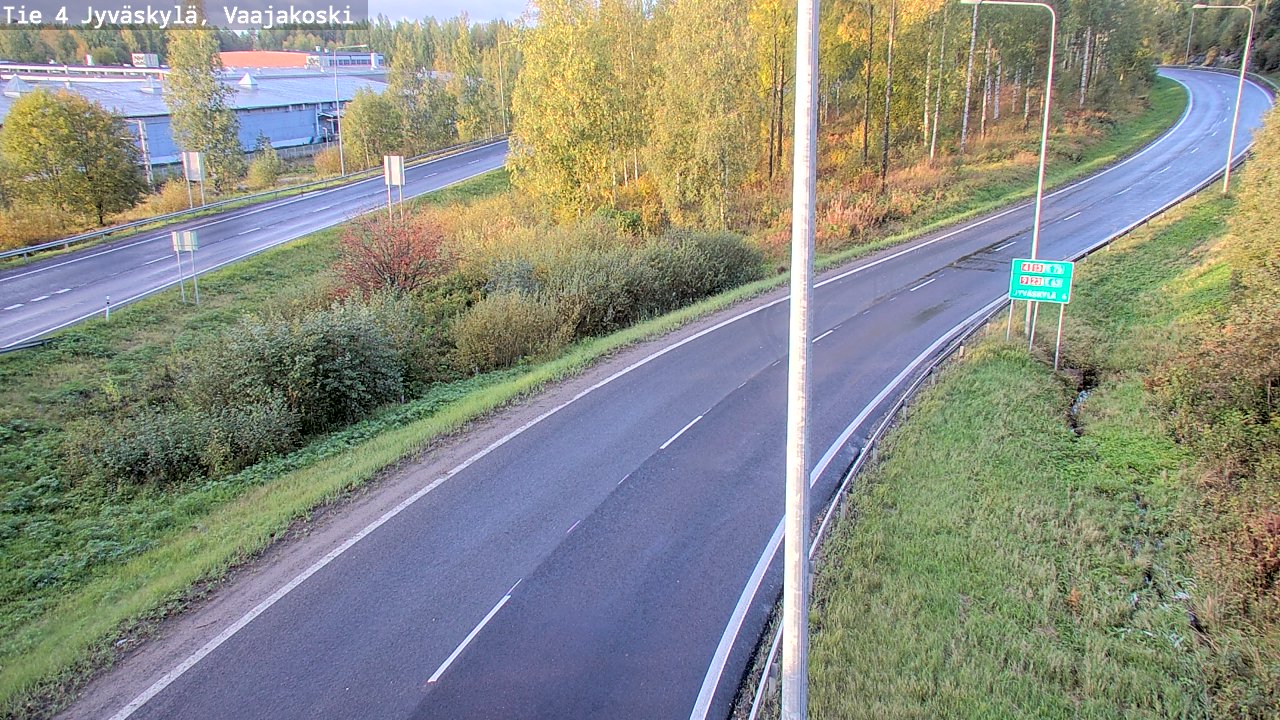 Weather Camera Image Road 4 Jyväskylä, Vaajakoski, Jyväskylä, Keski-Suomi