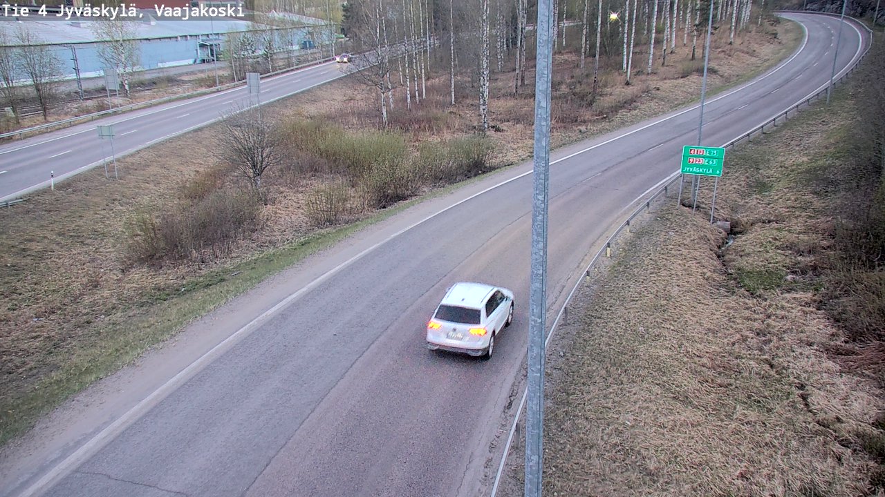Weather Camera Image Road 4 Jyväskylä, Vaajakoski, Jyväskylä, Keski-Suomi